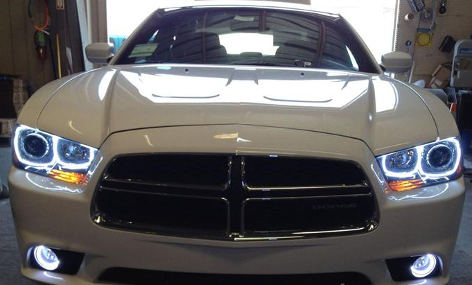 2011-2014 Dodge Charger PLASMA Fog Light Halo Kit by Oracle 2011-2014 Dodge Charger PLASMA Fog Light Halo Kit by Oracle