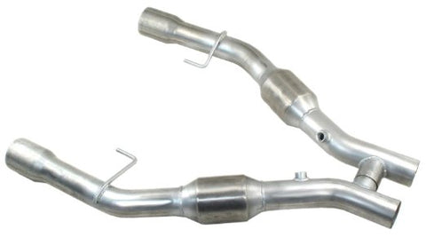 Pacesetter Performance H Pipe w/ Cats 2005-2010 Ford Mustang GT 4.6 Using Long Tube Headers