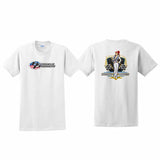 Daredevil Racing Inspired T-shirt w/  Patriotic Heatshield Logo (Mens Small)