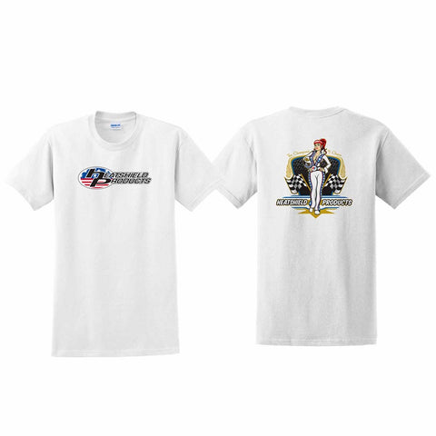 Daredevil Racing Inspired T-shirt w/  Patriotic Heatshield Logo (Mens Small)