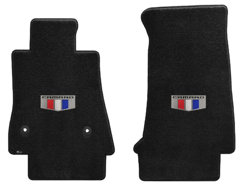 2016 Chevy Camaro "Camaro Shield Logo" Ultimat FRONT Seat Floor Mats by Lloyd Mats
