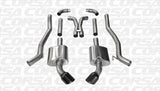 2010-2015 Chevrolet Camaro SS 6.2 V8 (Manual Trans w/OUT 1LE Performance Package Only) Corsa Xtreme Cat-Back + X Pipe Exhaust BLACK