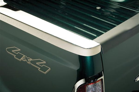 2000-2003 Toyota Tundra Short Bed (6 1/2' Bed) Putco Stainless Steel Truck Bed Caps (w/out holes) (Pair)