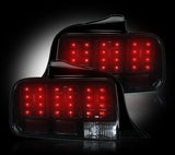 2005-2009 Ford Mustang Smoked Recon LED Tail Lights