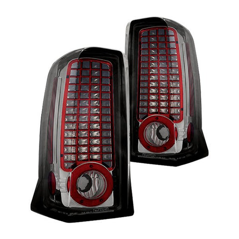 2002-2006 Cadillac Escalade IPCW LED Tail Lights Smoke
