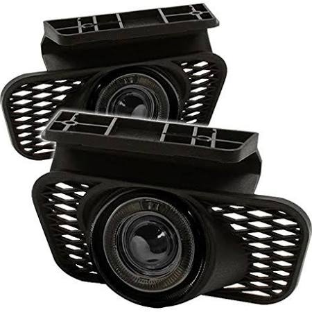 2003-2005 Chevy Silverado Smoke LED Halo Projector Fog Lights (Pair)  by IPCW