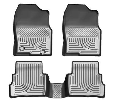 2013-2016 Mazda CX-5 Husky WeatherBeater FRONT + BACK SEAT Floor Liners