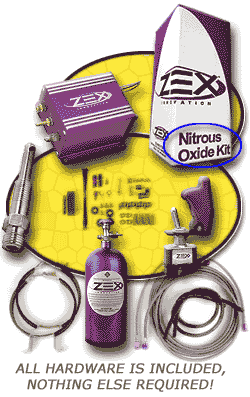 1986-2000 Acura Integra, Honda Civic, Prelude, S2000 Zex Dry Nitrous Oxide Kit