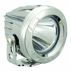 Optimus 3.7" Round Chrome LED Driving Light 10w 20 Deg Medium Beam by Vision X