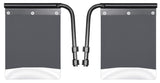 Removable Pivoting Mud Flaps (Universal Fit) 14" Wide by Husky Liners