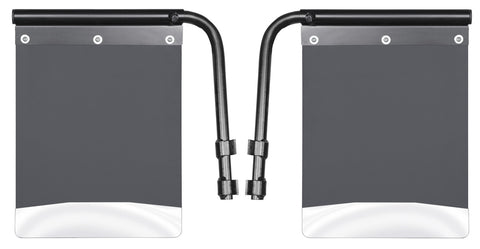 Removable Pivoting Mud Flaps (Universal Fit) 14" Wide by Husky Liners