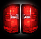 2015-2017 Chevy Silverado (+2014 1500 Series) Red Recon LED Tail Lights