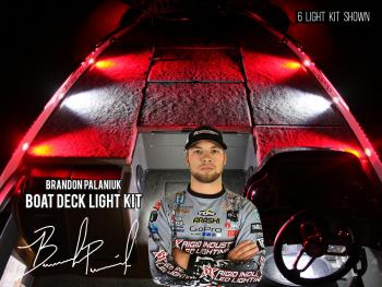 Rigid Industries LED Boat Deck Light Kit (6 Pc Kit) Cool White (2pc) Red (4pc)