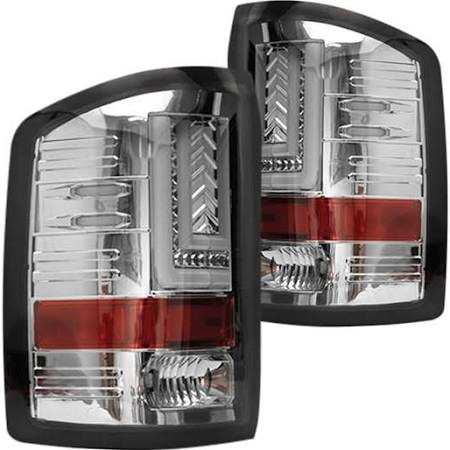 2014-2016 GMC Sierra 1500 Black LED Tail Lights (Pair)  by IPCW