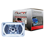 4x6 (4" x 6") Sealed Beam Retrofit Oracle Halo Headlight Complete Assembly (Each)
