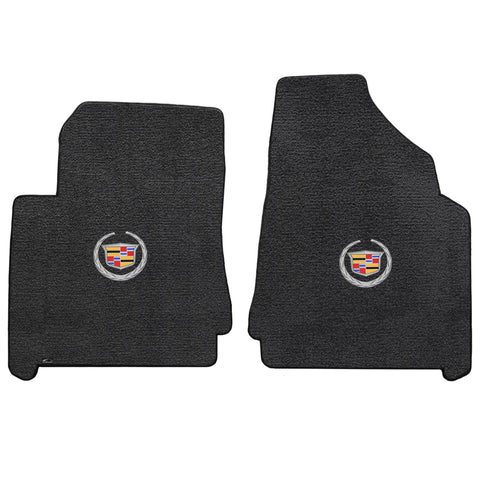 2010-2011 Cadillac SRX "Cadillac Logo" Ultimats FRONT Seat Floor Mats (Ebony) by Lloyd Mats