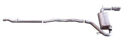 2007-2013 Jeep Patriot 2.4 (4WD Only) Gibson 2 1/4" Performance Cat-Back Exhaust (Aluminized)