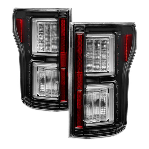 2015-2017 Ford F-150 IPCW LED Tail Lights Black
