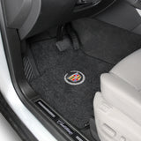 2006-2009 Cadillac SRX (2WD Models) "Cadillac Logo" Ultimats FRONT Seat Floor Mats (Ebony) by Lloyd Mats