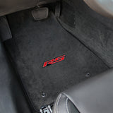 2010-2015 Chevy Camaro "RS Logo" Velourtex Front and Rear Seat Floor Mats (Ebony) by Lloyd Mats