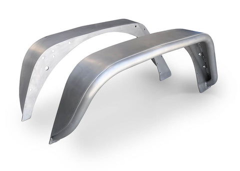 2007-2016 Jeep Wrangler Rear Aluminum Crusher Flares (Extra Width) by Poison Spyder Customs