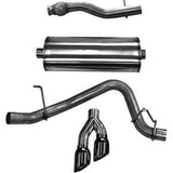 2015-2018 Chevy Suburban 1500, GMC Yukon XL 1500 5.3 V8 Corsa Sport Cat-Back Exhaust BLACK