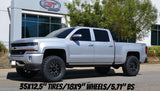 2014-2018 Chevy Silverado GMC Sierra 1500 4WD Complete Lift Kit by CST 4.5" Lift