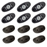 Rigid Industries 6 Piece Pro LED Rock Light Kit Blue