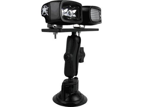 Rigid Industries Ram Suction Cup Mount 3.7" Arm 6X4 Plate By Rigid Industries