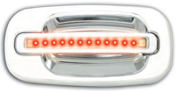 2000-2006 Chevy Suburban, Tahoe, and GMC Yukon LED FRONT Door Handles (Driver Side Keyhole Pass Side no Keyhole) (Pair)