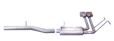 2014-2018 Chevy Silverado GMC Sierra 1500 5.3 V8 6.5' Bed Crew Cab Gibson Super Truck Cat-Back Exhaust (Stainless)