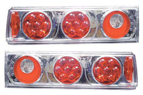 IPCW Tail Lights Clear 1987-1993 Ford Mustang