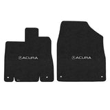 2014-2017 Acura MDX "Acura Logo" Velourtex FRONT Seat Floor Mats (Ebony) by Lloyd Mats