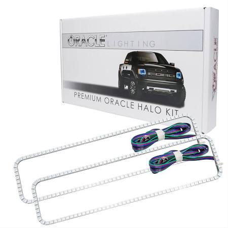 1987-1999 Chevy CK Trucks Color Changing LED Headlight Halo Kit w/2.0 Remote by Oracle Lighting