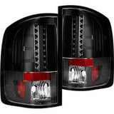 2007-2013 GMC Sierra (No Dually) Smoked Recon LED Tail Lights