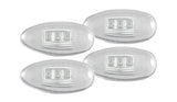 RECON CLEAR LED Fender Lights 1999-2011 Chevy Silverado/GMC Sierra