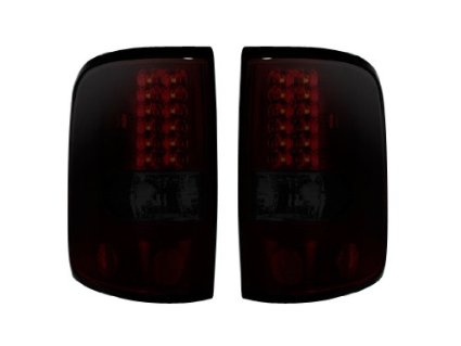 2004-2008 Ford F150 Styleside Red/Smoked Recon LED Tail Lights