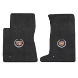 2011-2015 Cadillac CTS-V (Coupe) "Cadillac Logo" Ultimats FRONT Seat Floor Mats (Ebony) by Lloyd Mats