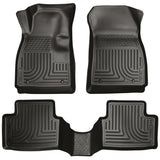 2011-2017 Buick Regal Husky WeatherBeater FRONT + BACK SEAT Floor Liners