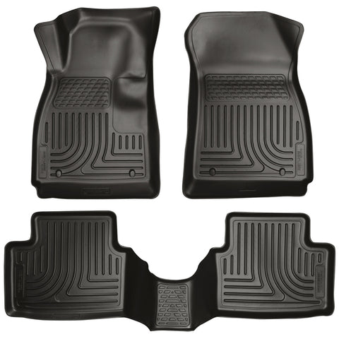 2014-2015 Mazda 6 Sport, Touring, Grand Touring Husky WeatherBeater FRONT + BACK SEAT Floor Liners