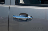 Putco Chrome Door Handle Covers 2007-2013 Cadillac Escalade Tahoe Suburban Silverado Sierra 4 Door (w.out Pass.  Keyhole)