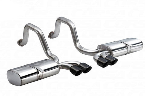 1997-2004 Chevrolet Corvette C5 and Z06 5.7 V8 Corsa Sport Axle-Back Exhaust BLACK