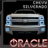 2007-2013 Chevy Silverado LED Fog Light Halo Kit by Oracle