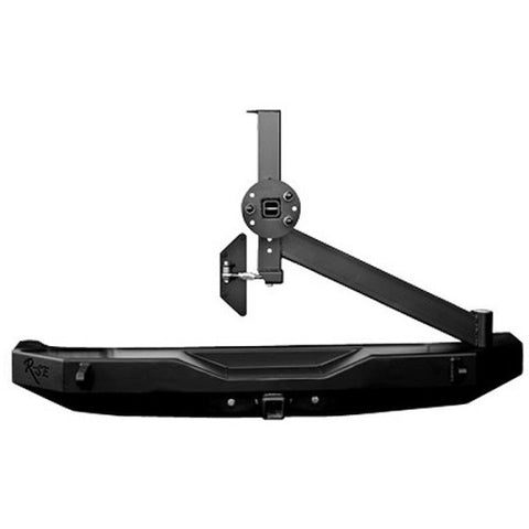 2007-2016 Jeep Wrangler Rigid Full Rear Bumper w/ Tire Carrier by Rock Slide Engineering