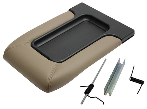 Replacement Center Console Lid 1999-2006 Chevy Silverado GMC Sierra, Avalanche Suburban, Tahoe, Yukon (Neutral/Tan)