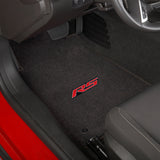 2010-2015 Chevy Camaro "RS Logo" Ultimat FRONT Seat Floor Mats (Ebony) by Lloyd Mats