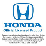 2003-2007 Honda Accord Sedan "Honda Logo" Velourtex Front and Back Seat Floor Mats (Ebony) by Lloyd Mats