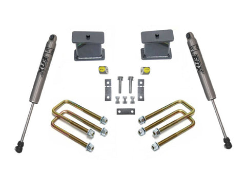 MaxTrac 4" BLOCKS / U-BOLTS, CARR. BEARING, FOX SHOCKS