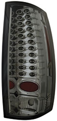 2007-2013 Chevy Tahoe + Suburban IPCW LED Tail Lights Smoke