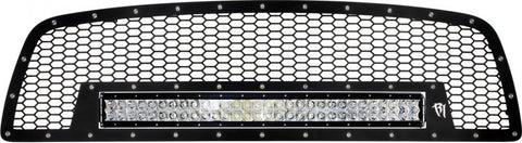 2009-2012 Dodge Ram 1500 Rigid Industries LED Grille (w/ 30" Curved LED Light Bar)